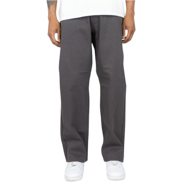 Relaxed Fit Raw Jeans Grey