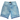 ME Rhinestone Denim Shorts Blue