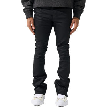Caviar Wax Stacked Jeans