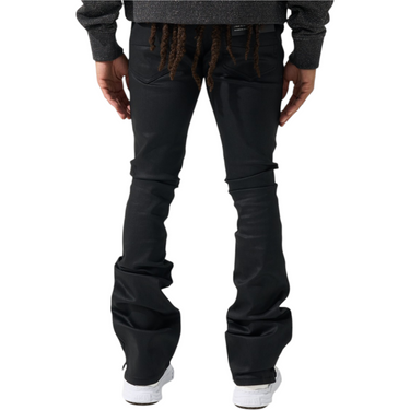 Caviar Wax Stacked Jeans