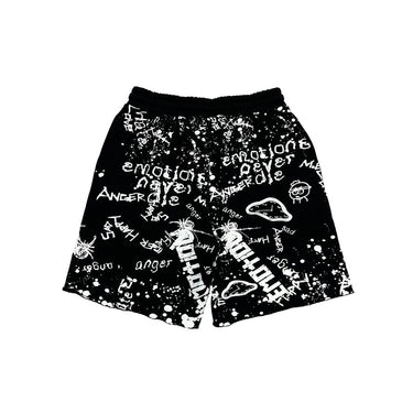 Graffiti Shorts Black