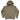 Satin Appliqué Hoodie Brown