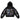Risen King Zip Up Hoodie Black