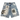 AI Denim Shorts Blue