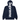 Satin Appliqué Hoodie Navy