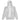 Satin Appliqué Hoodie Grey
