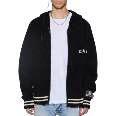 Boxer Zip Knit Hoodie