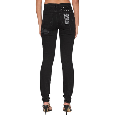 Spray On Xtra Boneyard Black Jeans