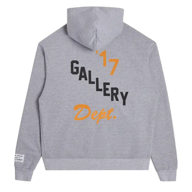 Boxing Merch Zip Hoodie Heather Grey