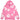 Cotton Wreath Hoodie Pink