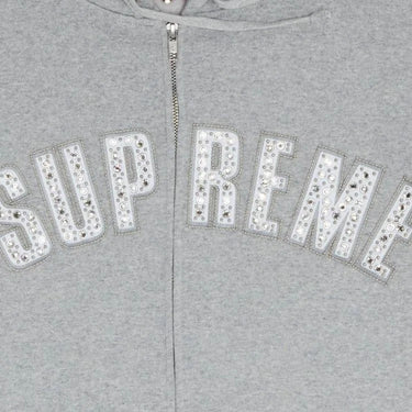 Supreme x b.b. Simon Zip Up Hoodie Grey