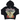 Acid Wash Rhinestone Hoodie Black