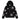 Cashmere Swarovski Cotton Wreath Zip Hoodie Black